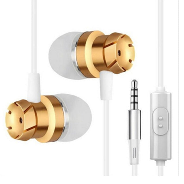 3.5mm Wired Headphones Handsfree Headset In Ear Earphone Earbuds with Mic for Xiaomi Phone MP3 Player Laptop