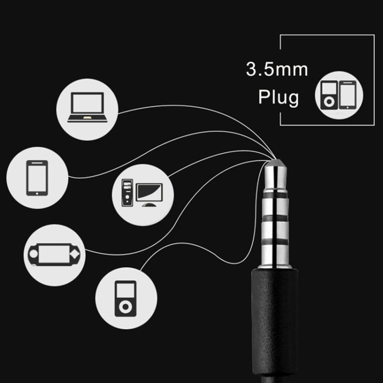 3.5mm Wired Headphones Handsfree Headset In Ear Earphone Earbuds with Mic for Xiaomi Phone MP3 Player Laptop