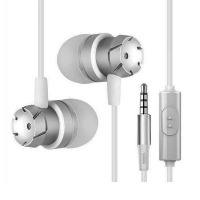 3.5mm Wired Headphones Handsfree Headset In Ear Earphone Earbuds with Mic for Xiaomi Phone MP3 Player Laptop