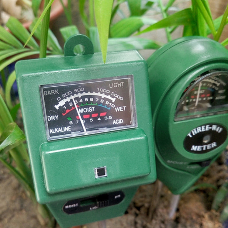 3 in 1 PH Tester Soil Water Moisture Light Test Meter for Garden Plant Flower