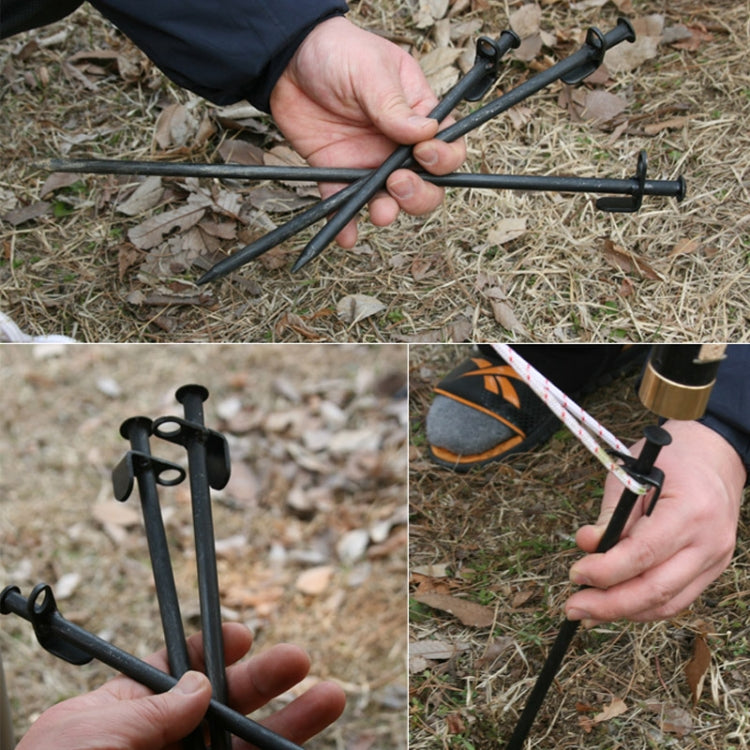 5 PCS Reinforced Long Outdoor Camping Tent Nail Steel Nails, Length:30cm