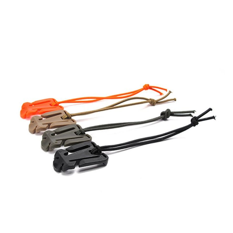 10 PCS Elastic Rope Hang Buckle Triangle Buckle Webbing Fixing Buckle