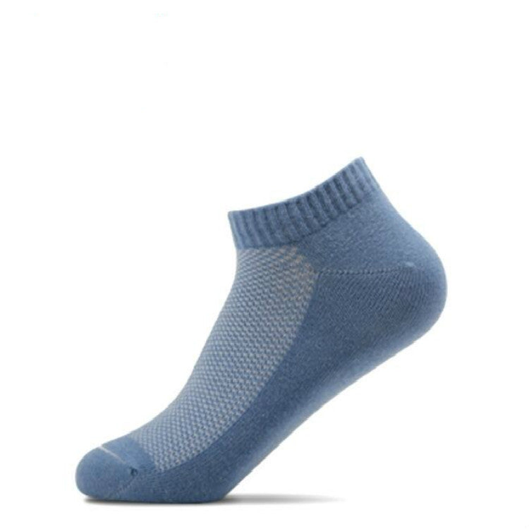 Men Cotton  Casual Mesh Summer Breathable Short Socks