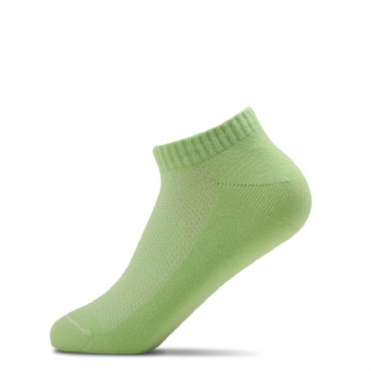 Men Cotton  Casual Mesh Summer Breathable Short Socks