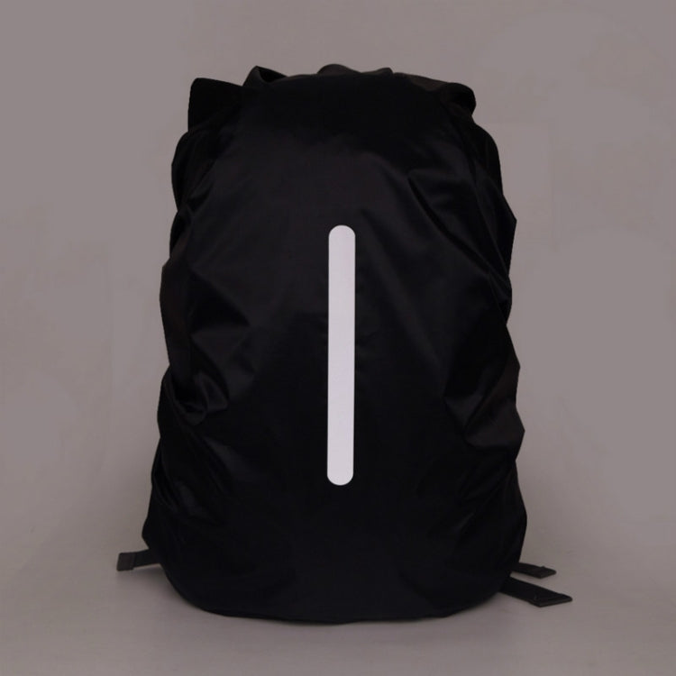 Outdoor Night Travel Safety Reflective Backpack Rain Cover Bag, Size:M