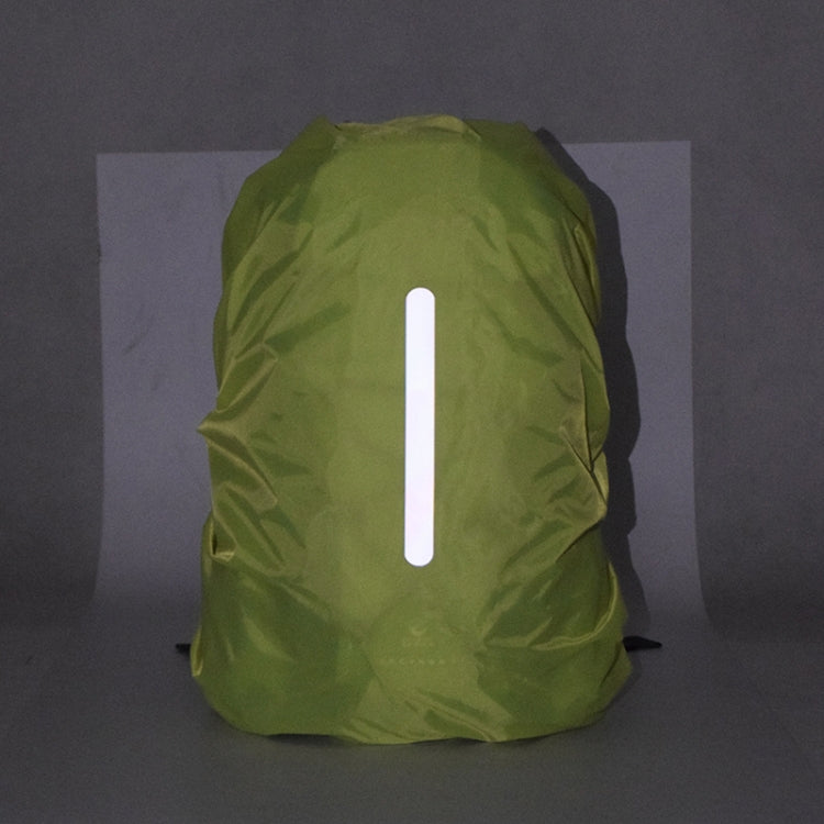 Outdoor Night Travel Safety Reflective Backpack Rain Cover Bag, Size:M