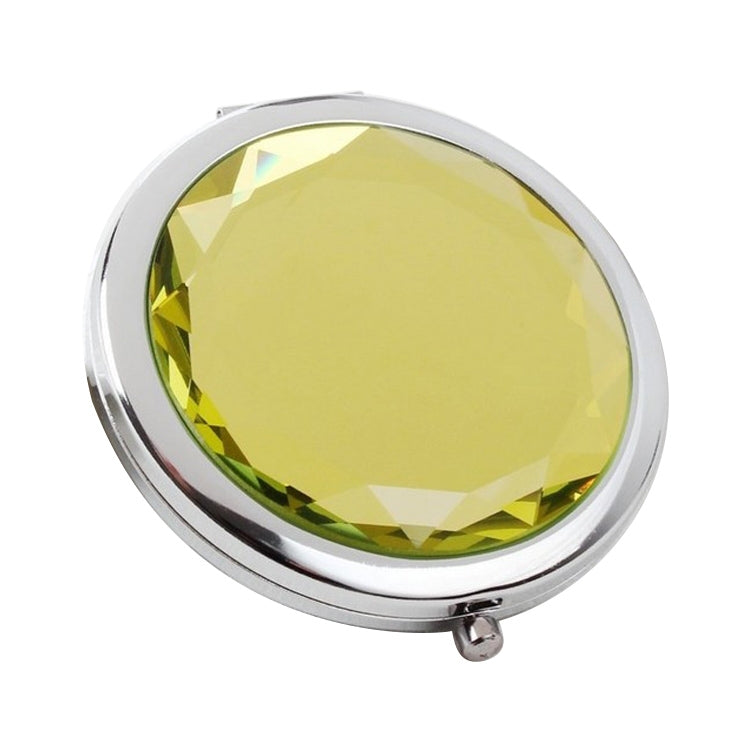 Metal Crystal Makeup Mirror Folding Double Mirror