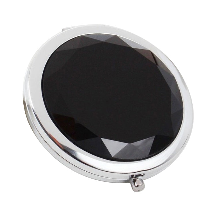 Metal Crystal Makeup Mirror Folding Double Mirror