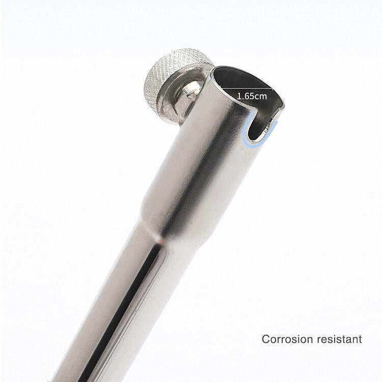 Stainless Steel Multi-function Wild Fishing Ground Insertion Bracket Fishing Bracket, Style:Three in One Multifunctional Plug