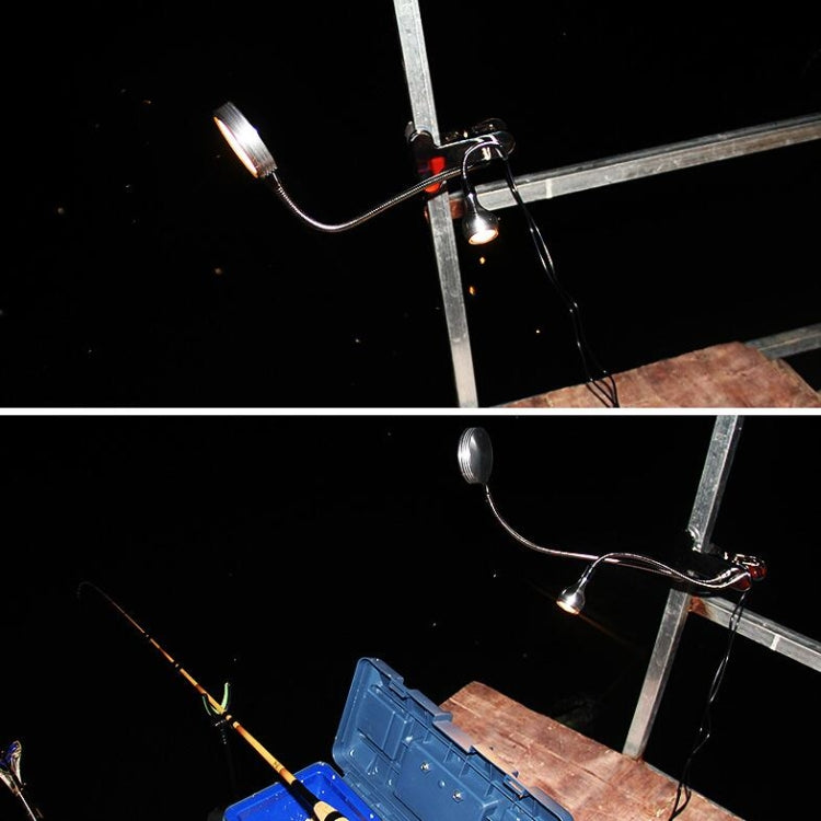 Raft Fishing Lights Night Fishing LED Lure Lights Pull Bait Lights, Style:Pole Light