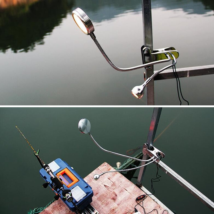 Raft Fishing Lights Night Fishing LED Lure Lights Pull Bait Lights, Style:Lure Fish Lighting Integrated Lamp