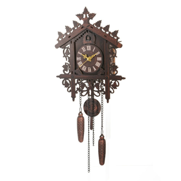 Hanging Handcraft Wooden Clock House Style Cuckoo Wall Clock
