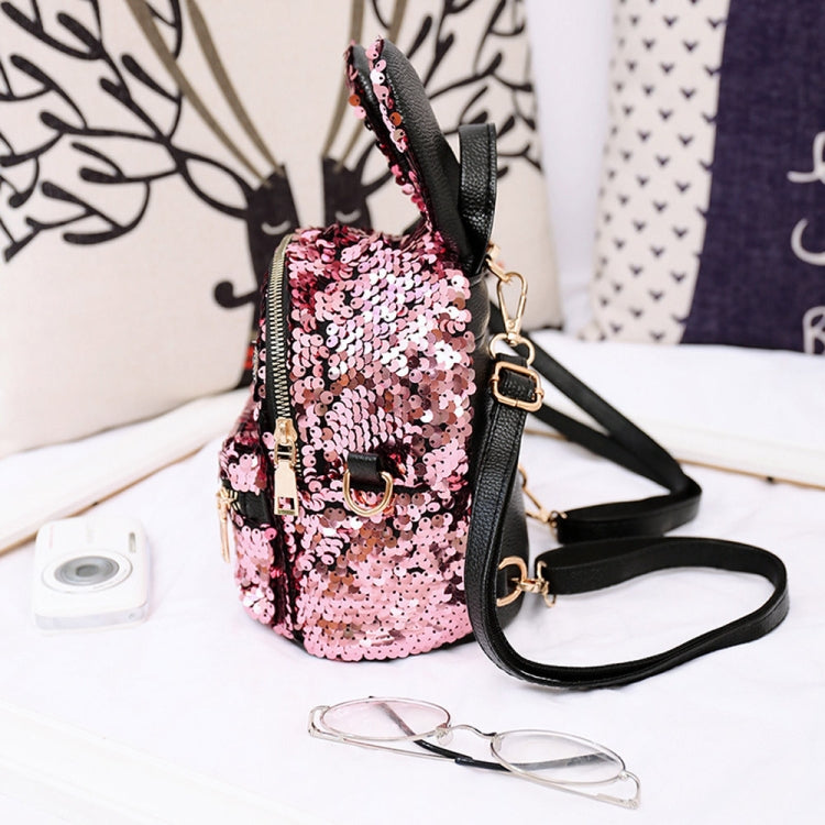Sequins Shoulder Bag Student Children School Bag