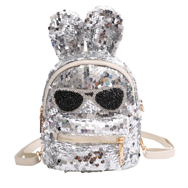 Sequins Shoulder Bag Student Children School Bag