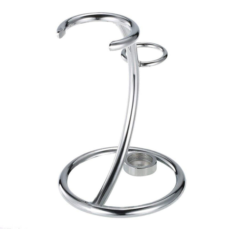 3 PCS Stainless Steel Razor Stand Classic Safety Razor Stand And Brush Stand Holder with Non-Slip Base