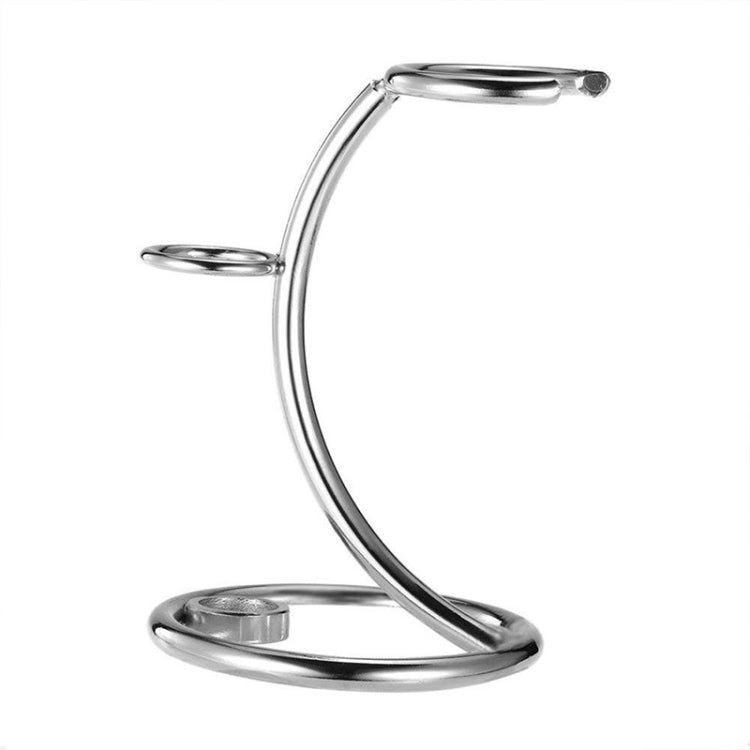 3 PCS Stainless Steel Razor Stand Classic Safety Razor Stand And Brush Stand Holder with Non-Slip Base