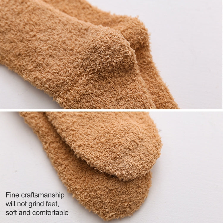 3 Pairs Winter Warm Comfortable Cashmere Socks for Men and Women