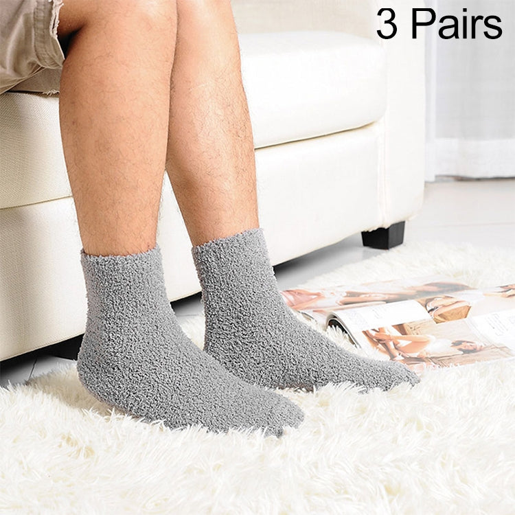 3 Pairs Winter Warm Comfortable Cashmere Socks for Men and Women