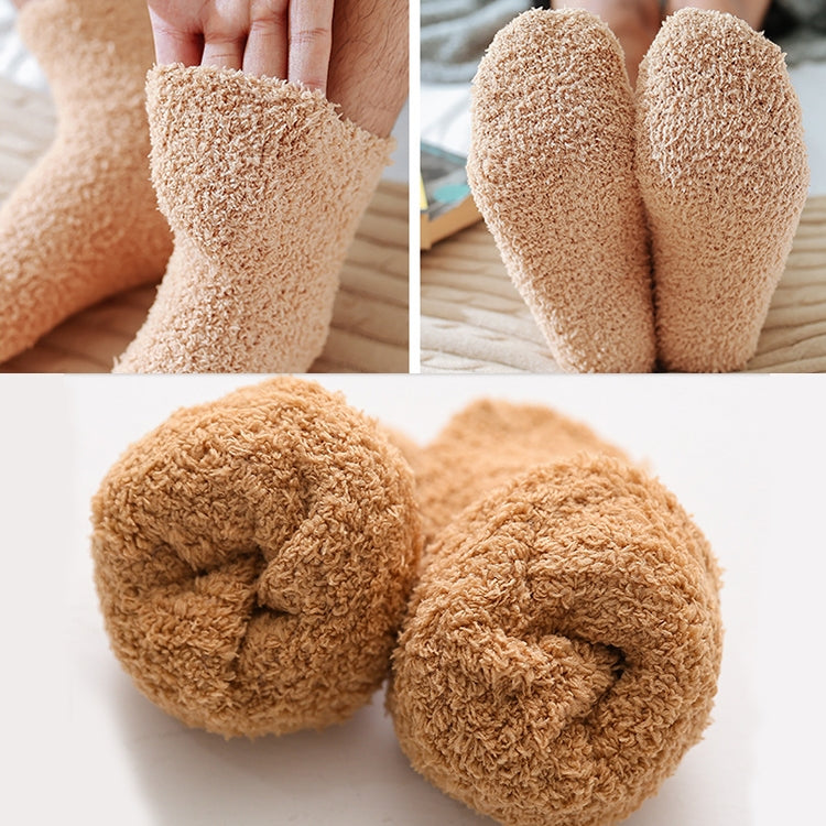3 Pairs Winter Warm Comfortable Cashmere Socks for Men and Women