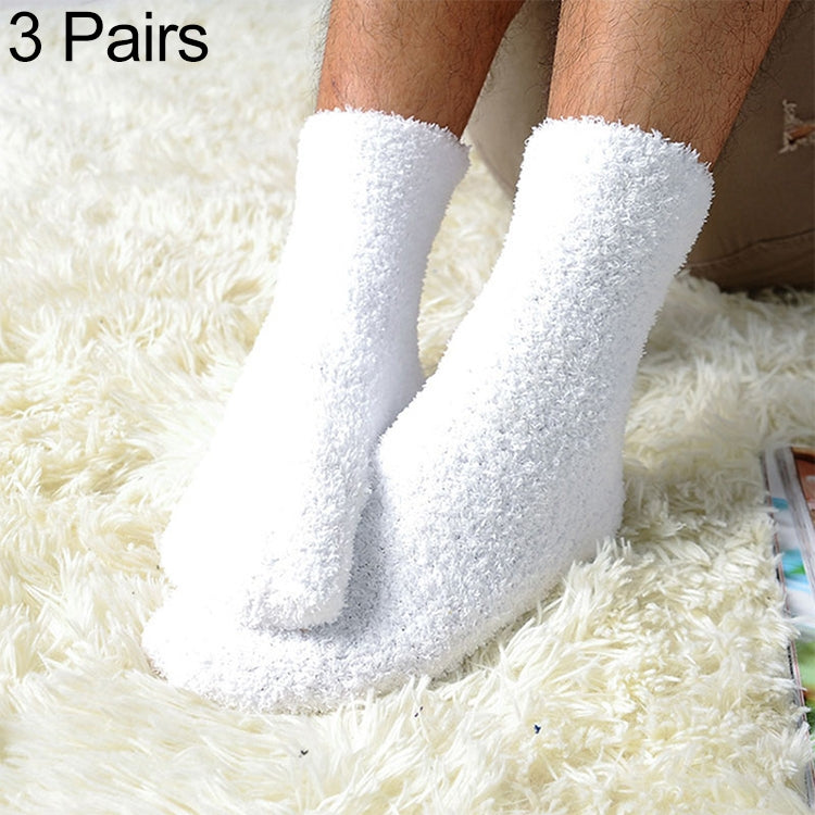 3 Pairs Winter Warm Comfortable Cashmere Socks for Men and Women