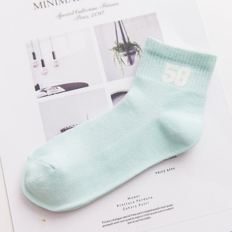 Candy Color Casual Women Socks Cotton Tube Socks, Size:One Size