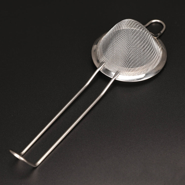 2 PCS Stainless Steel Filter Sieve Soy Milk Juice Filter Spoon Kitchen Utensils Mirror Light
