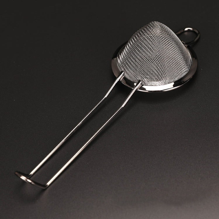 2 PCS Stainless Steel Filter Sieve Soy Milk Juice Filter Spoon Kitchen Utensils Black Plating