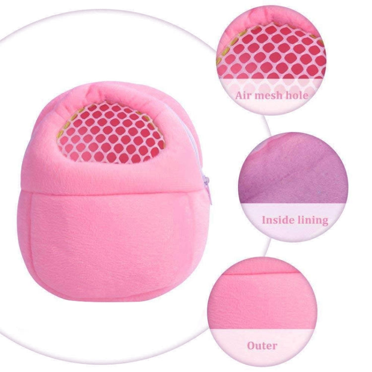 Pet Bag Small Pet Hamster Carrier Pure Color Leash Travel Bag, Size:L