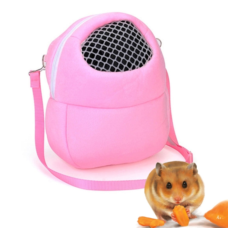 Pet Bag Small Pet Hamster Carrier Pure Color Leash Travel Bag, Size:L