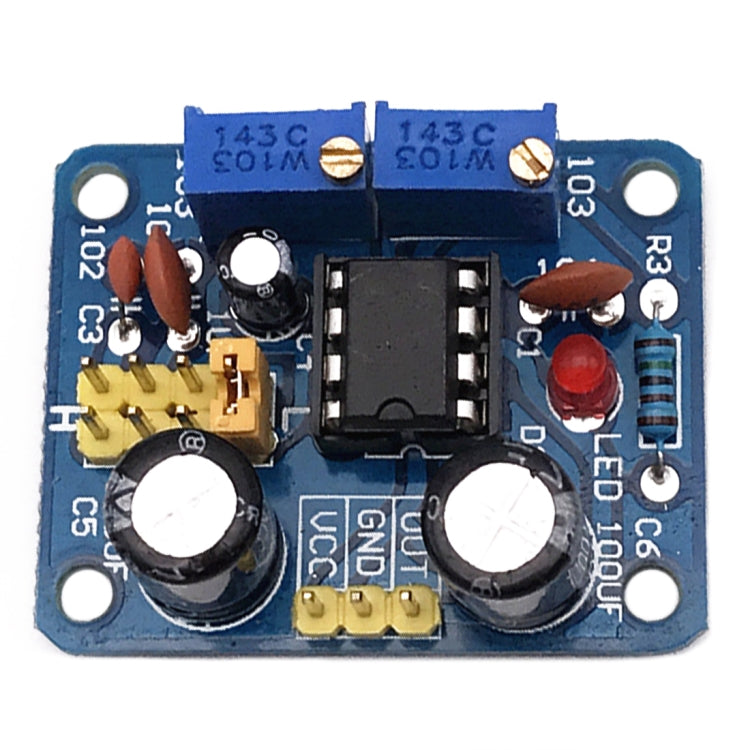 NE555 Pulse Module Board Frequency Duty Cycle Adjustable Square Wave Rectangular Wave Signal Generator