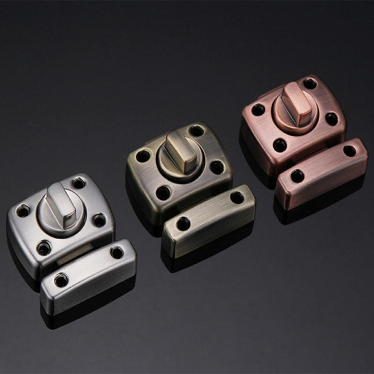 Universal Door Latch Security Sliding Door Lock with Screws, Size:S