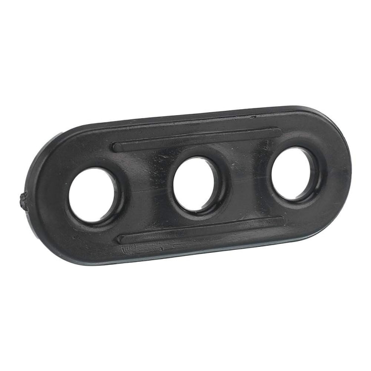100 PCS Camping Tent Guy Rope Line Tensioners 3 Holes Bent Black Runners Tightener Slip Buckle
