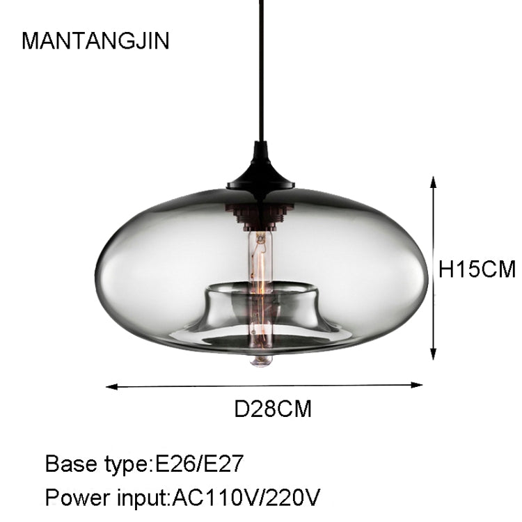 Glass Ball Pendant Lamp  E27/E26 For Kitchen Restaurant Cafe Bar