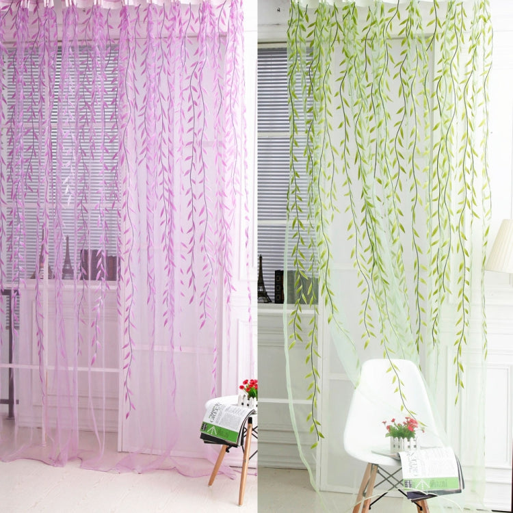 Wicker Offset Printed Curtain Cool Pastoral Floral Curtains, Size:1m x 2m