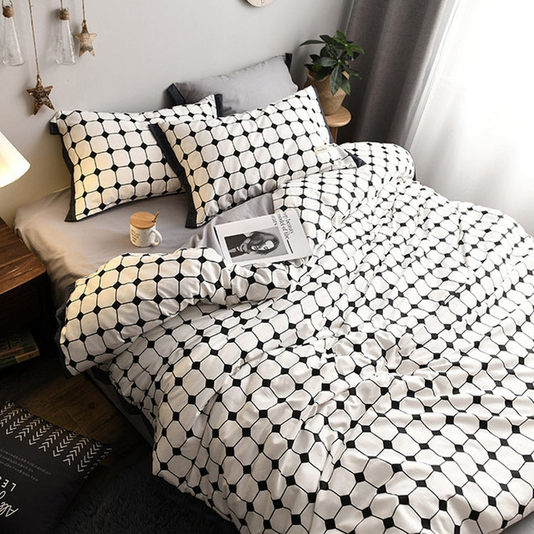 Fashionable Household Cotton Bedding, Specification:1.2 or 1.35M Bed (Three-piece Set)