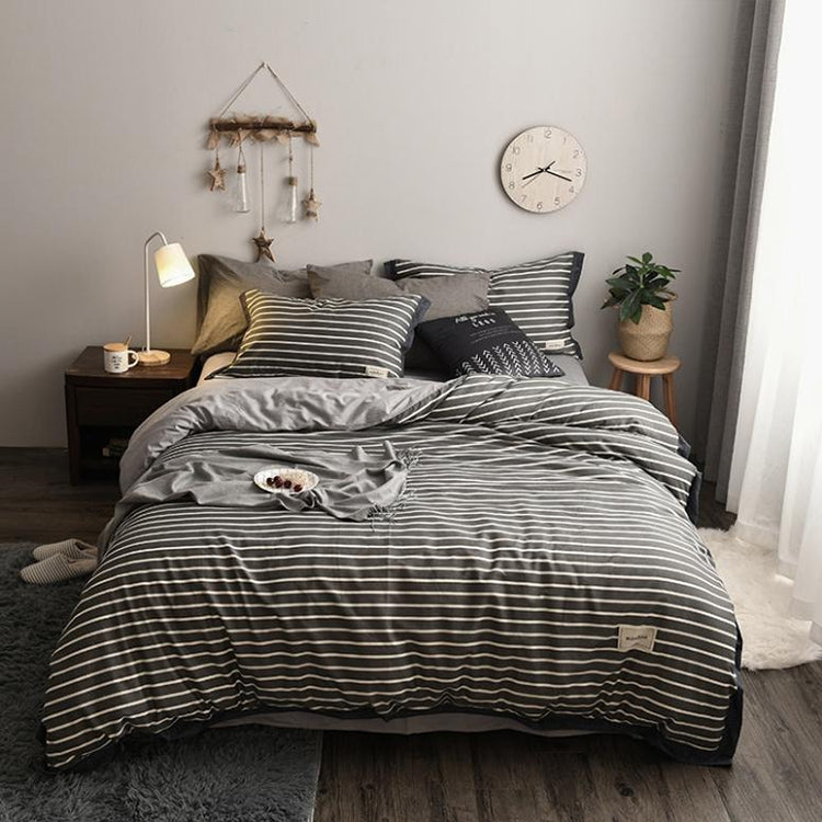 Fashionable Household Cotton Bedding, Specification:1.8 Meter Bed (Four-piece Set)