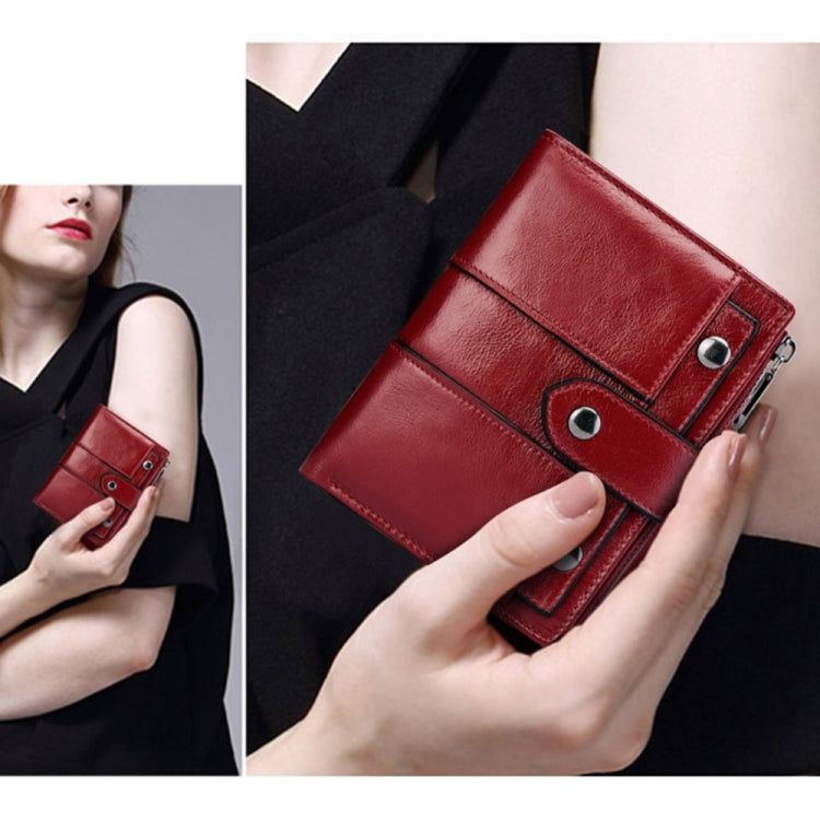 Genuine Leather Female Coin Small Wallet Zipper Money Bag Mini Card Holder