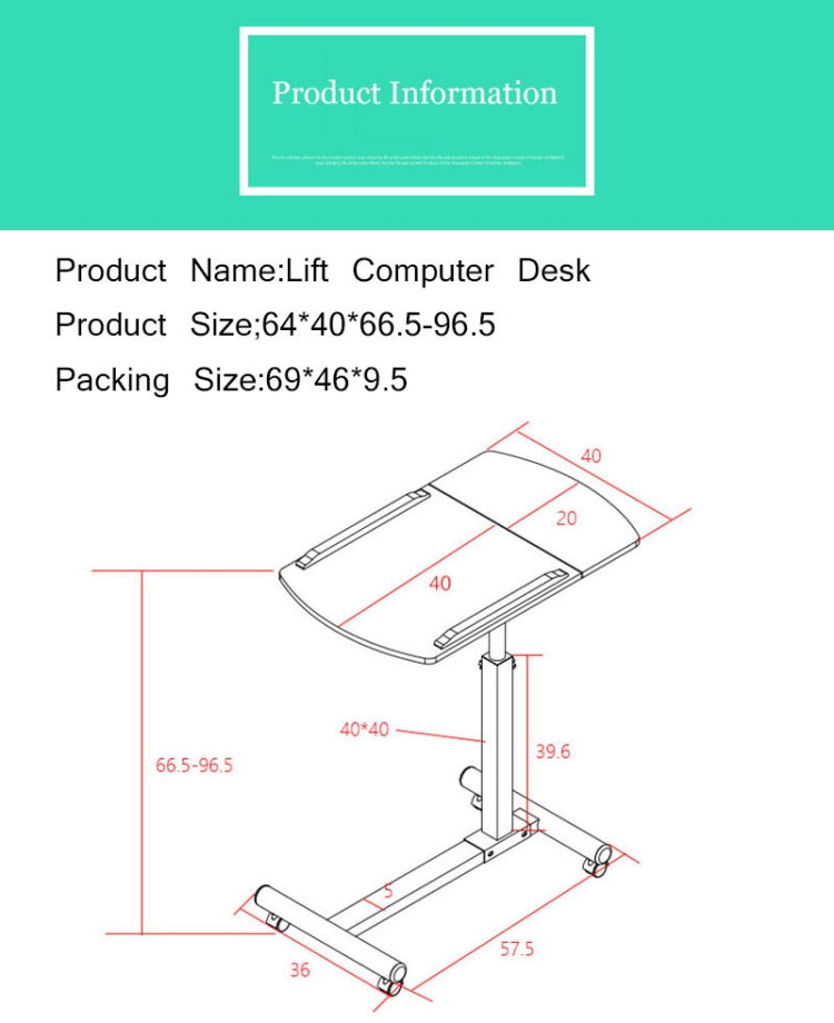 Lifting Mobile Computer Desk Bedside Sofa Bed Notebook Desktop Stand Table Learning Desk Folding Laptop Table Adjustable Table