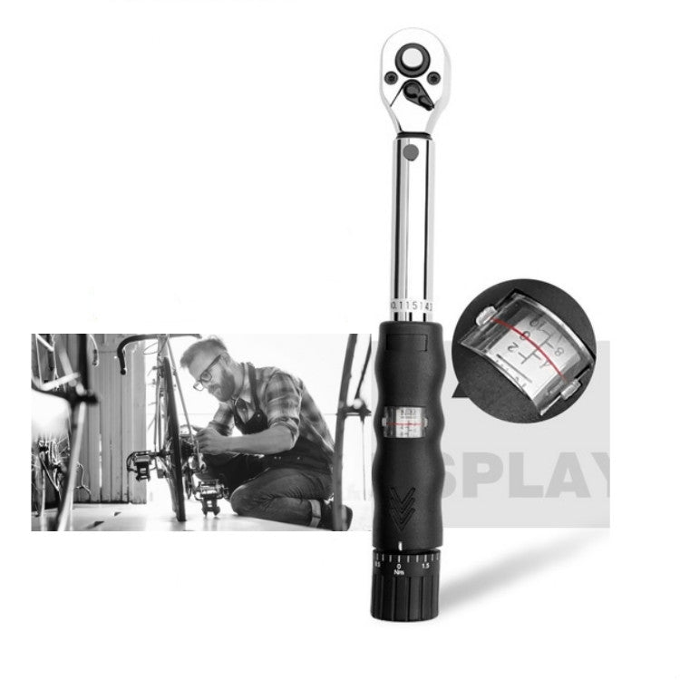 Preset Torque Screwdriver Wrench Adjustable High-precision Torque Meter, Specification:1/4 Inch 2-14 N.m