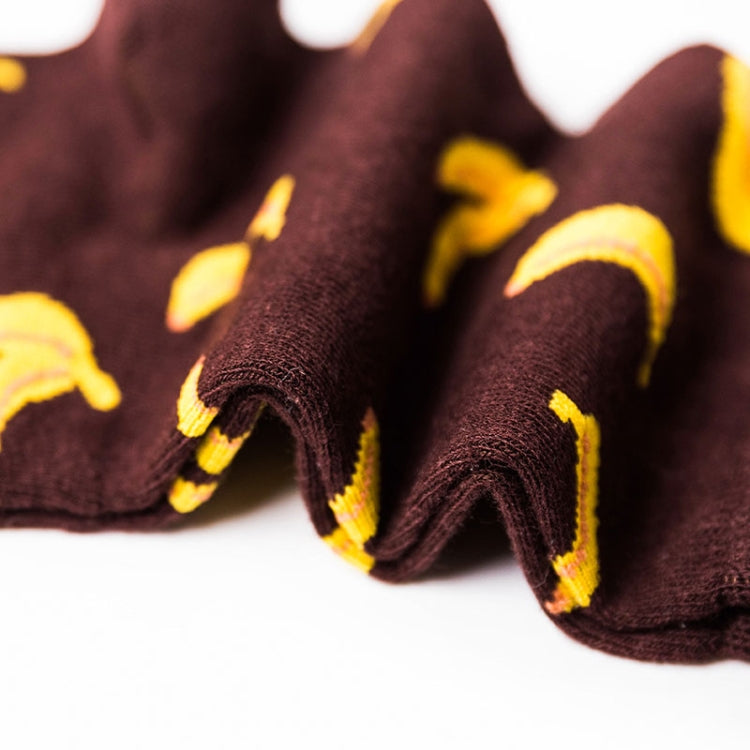 5 Pairs Long Tube Men European and American Style Printing Trend Cotton Socks, Size:One Size