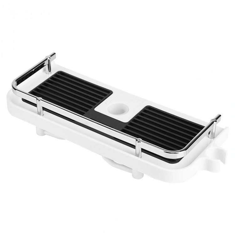 Practical Bathroom Storage Rack Holder Organizer Tray Holder Fit For Shower Rod: 18-25MM In Diameter