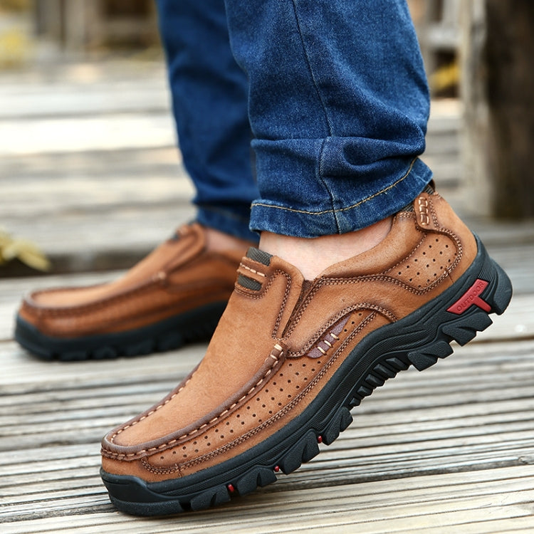 Comfortable and Breathable Non-Slip Set Feet Outdoor Hiking Sneakers Formal Shoes for Men, Shoe Size:48