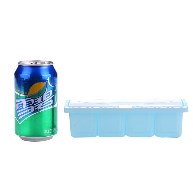 2 PCS Creative Food Grade Plastic with Cover Four Grain Seasoning Box Kitchen Spice Jar(Pink)