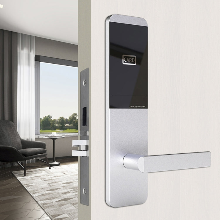 Standard Edition Titanium Empty Aluminum Hotel Guesthouse Apartment Magnetic Card Swipe Induction Smart Electronic Door Lock
