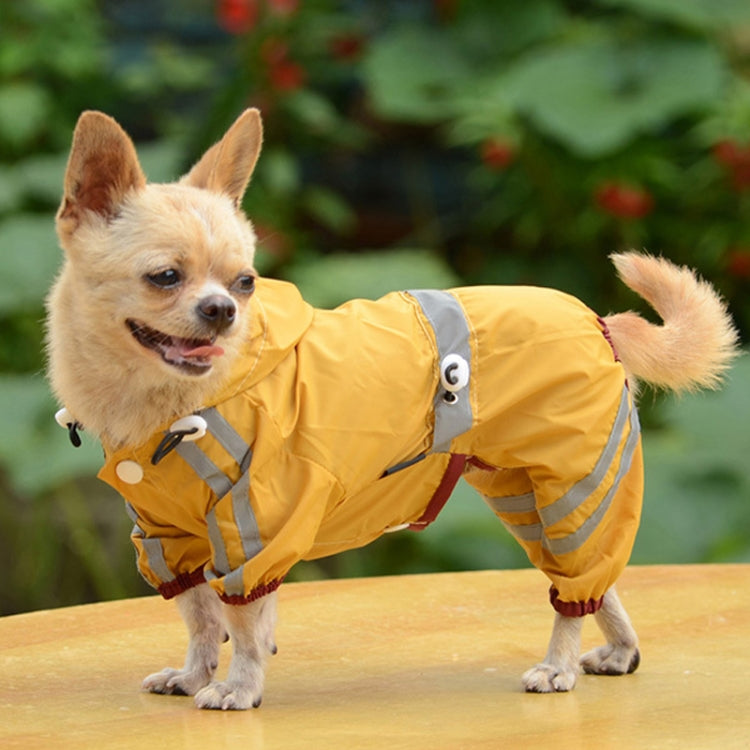 Waterproof Jacket Clothes Fashion Pet Raincoat Puppy Dog Cat Hoodie Raincoat, Size:XXL