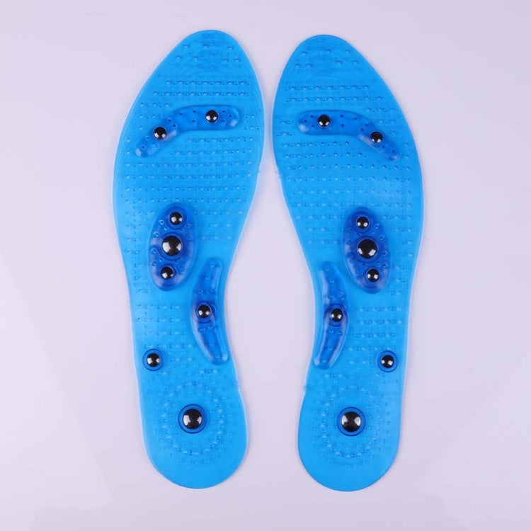 One Pair Breathable Running Shock Absorption Massage Insole, Size:S About 27cm