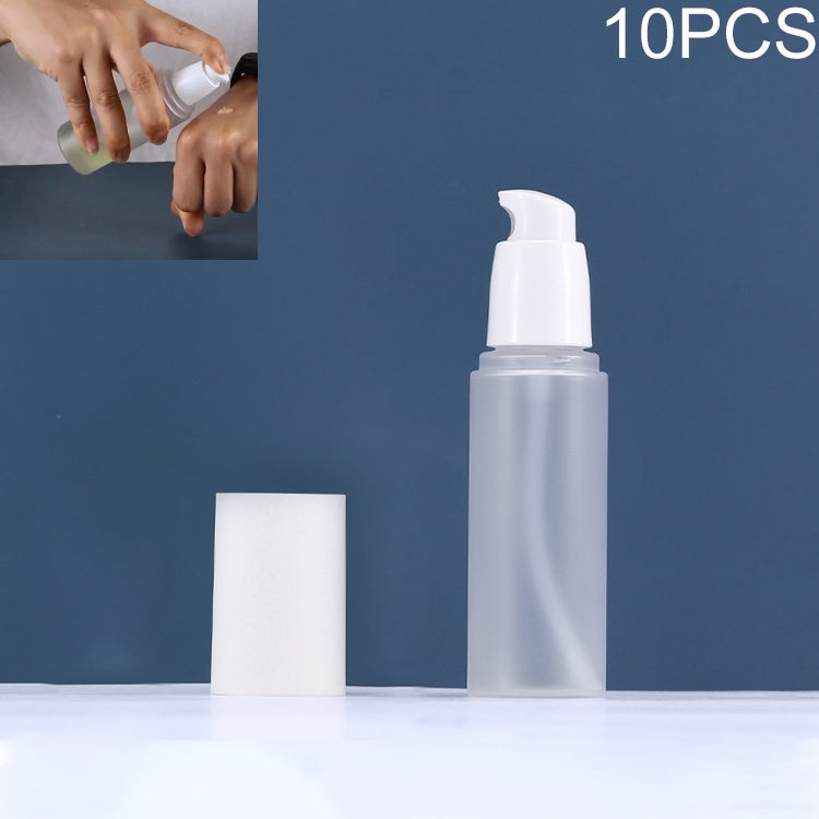 10 PCS PET Cosmetics Sub-bottles Lotion Bottle Hose Toner Water Bottle Cream Bottle, Specification:100ml Lotion Bottle