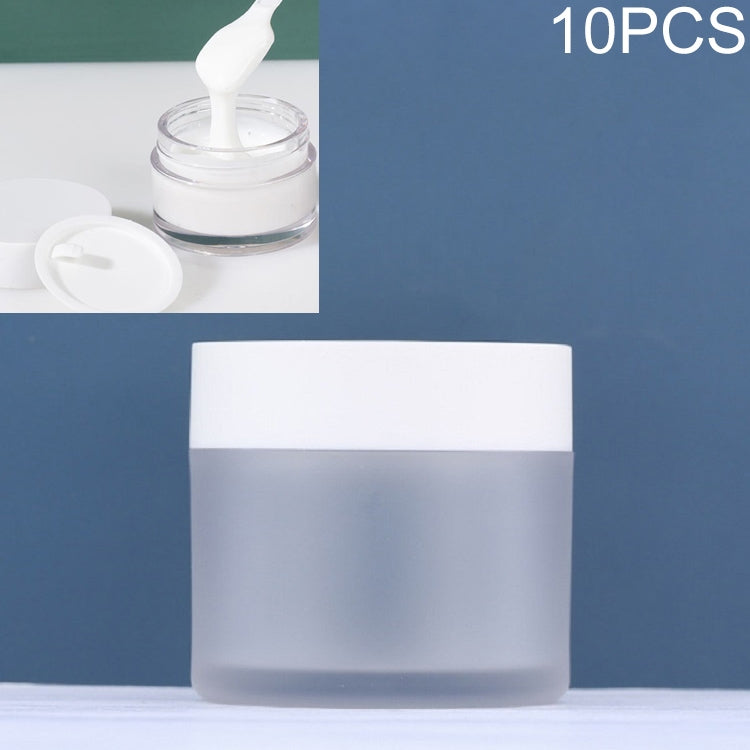 10 PCS PET Cosmetics Sub-bottles Lotion Bottle Hose Toner Water Bottle Cream Bottle, Specification:50g Cream Bottle