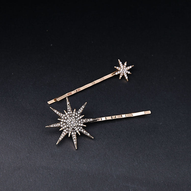 Star Moon Rhinestone Hair Clip Fashion Hair Accessories