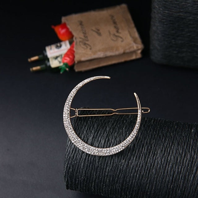 Star Moon Rhinestone Hair Clip Fashion Hair Accessories